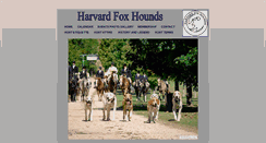 Desktop Screenshot of harvardfoxhounds.com